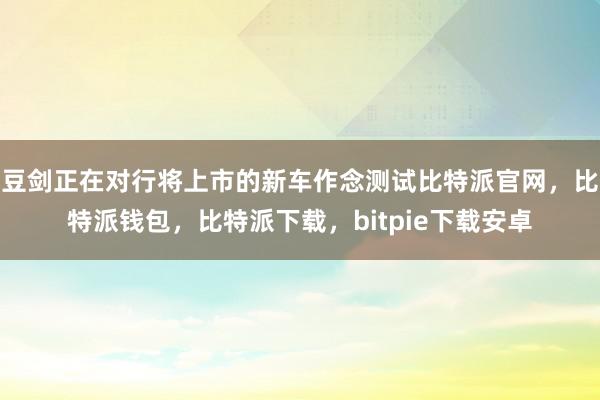 豆剑正在对行将上市的新车作念测试比特派官网，比特派钱包，比特派下载，bitpie下载安卓