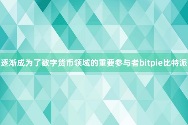 逐渐成为了数字货币领域的重要参与者bitpie比特派