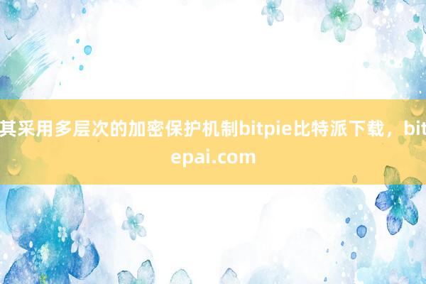 其采用多层次的加密保护机制bitpie比特派下载，bitepai.com