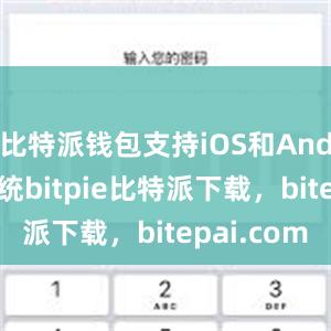 比特派钱包支持iOS和Android系统bitpie比特派下载，bitepai.com